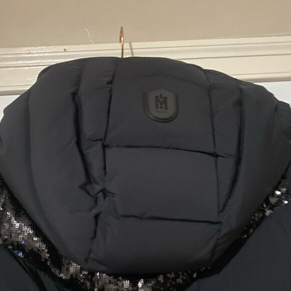 🔥🔥NWT Mackage Adina Down Long Winter Coat With Sequins! Gorgeous!! - Picture 5 of 16